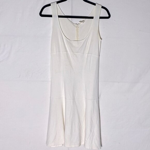 5/$25 Maggie Ward Off White Ivory Mini Dress M - Picture 1 of 14